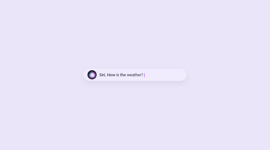 Siri AI Smart Prompt Reveal